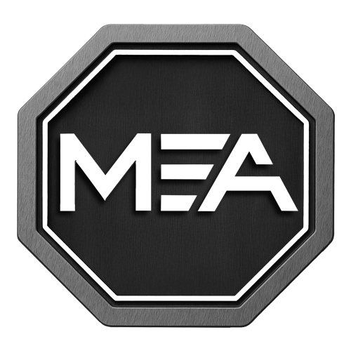 MEA LOGO BW